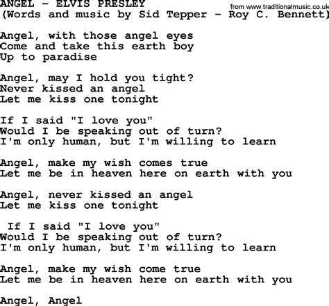 angel the song lyrics